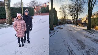 First snow of 2024 vlog!