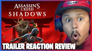 ASSASSINS CREED SHADOWS OFFICIAL TRAILER REACTION REVIEW - WHO ARE NAOE AND YASUKE? EXPLAINED