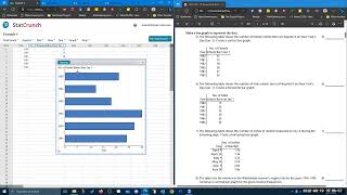 MTH 154 Create a Vertical and Horizontal Bar Graphs in StatCrunch