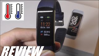REVIEW: C6T Body Temperature Smart Bracelet Fitness Tracker (IP68, Heart Rate Monitor) screenshot 5