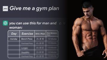 Gym & Diet Plan with ChatGPT 2024 | For everyone