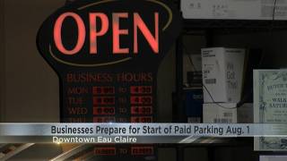 Downtown businesses prepare for Aug. 1 start to paid parking