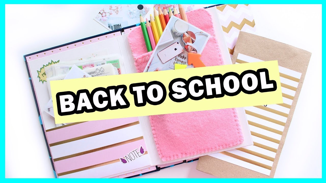 DIY BACK TO SCHOOL * Ежедневник с нуля * Организация Рабочего Стола * Bubenitta