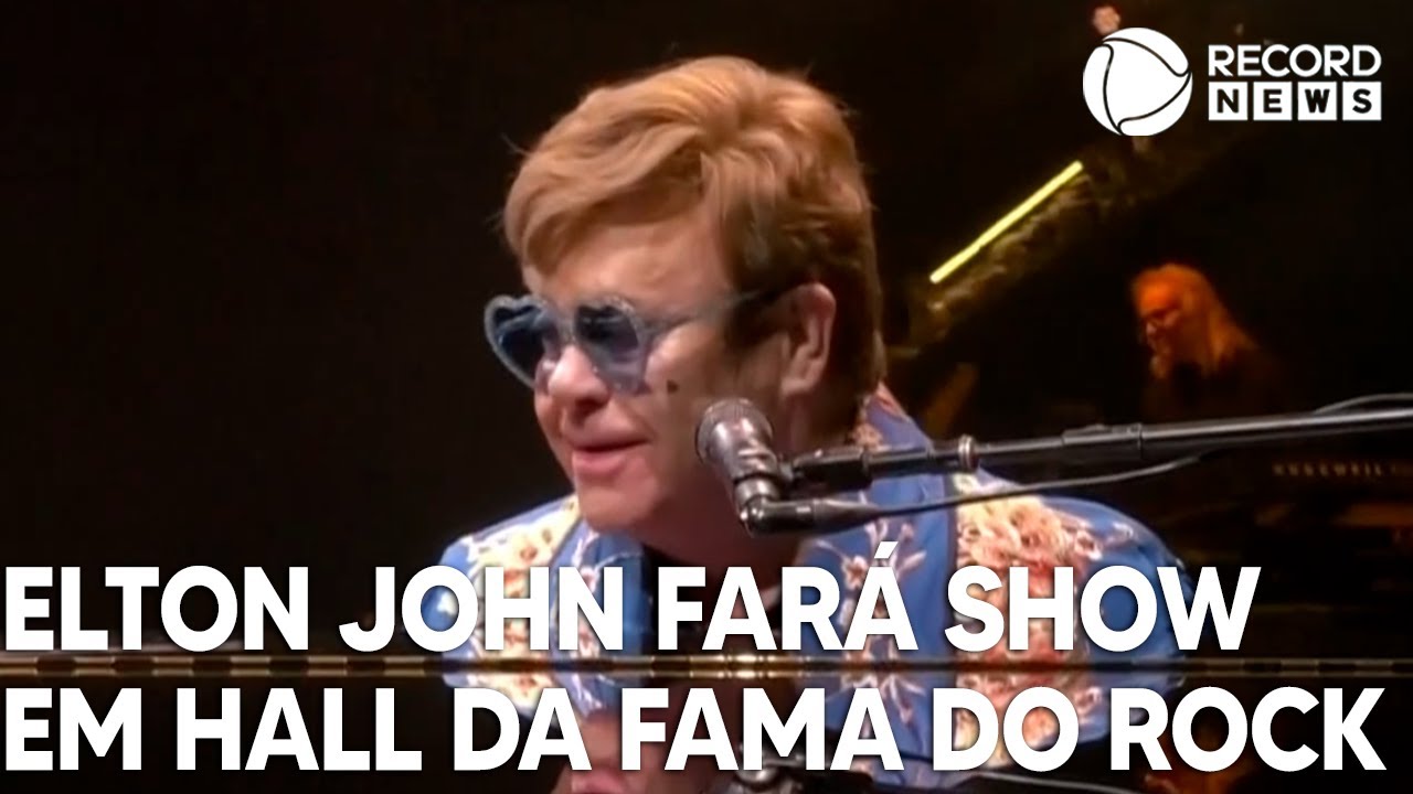 Hall da Fama do Rock: Elton John vai se apresentar na cerimônia deste ano