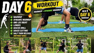 Day 6 Workout 🔥 Discus Training for Young Athletes | Dynamic Warm-Up + Technique Drills
