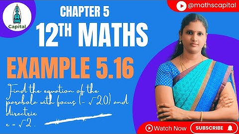 Class 12 Maths Chapter5 Example 5.16 Two Dimensional Analytical Geometry Example5.16 12th Math Ex5.2