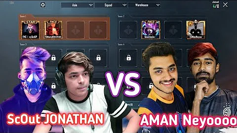 JONATHAN And ScOut VS Neyooo And Aman | 2 VS 2 Int...