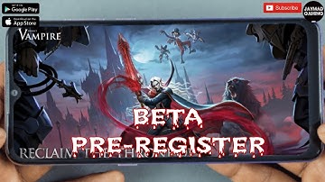 PROJECT VAMPIRE (UPCOMING) 2025 Online-MMORPG Mobile Open Beta-Testing Pre-Registration