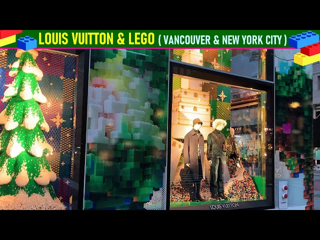 🎄 2022 Louis Vuitton & Lego Christmas Display Collaboration in