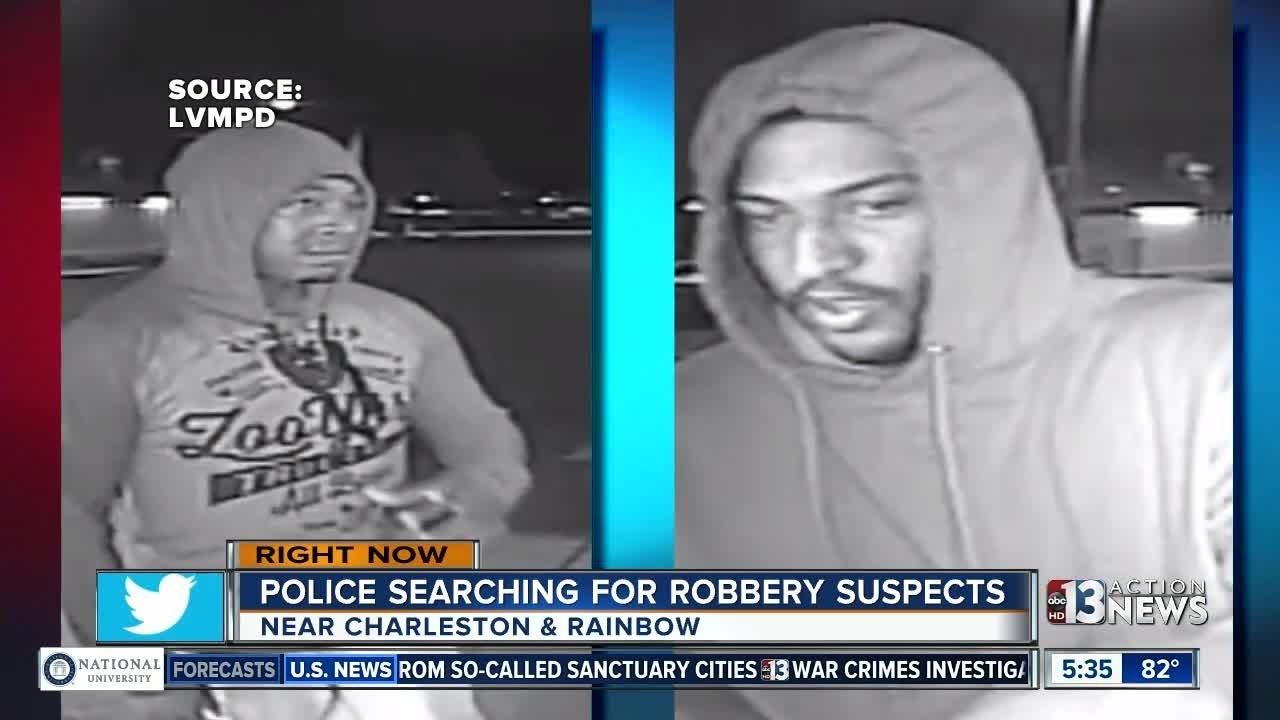 Police searching for robbery suspects near Charelston, Rainbow - YouTube
