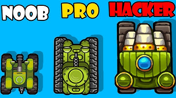 NOOB vs PRO vs HACKER - Tank Commander: Army Survival NEW Gameplay Walkthrough (Android,iOS)