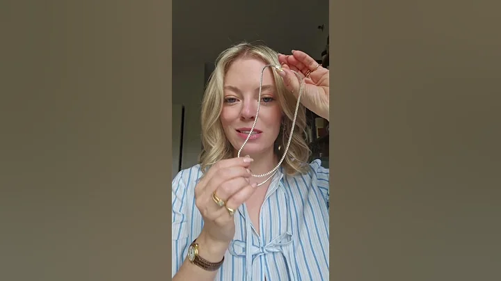 Side by side comparison of my tennis necklaces! #finejewelry