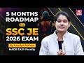 5 Months Roadmap for SSC JE 2026 | Step by Step Preparation Strategy by Lamiya Ma'am!