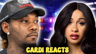 Cardi B's reaction to Offset's shooting