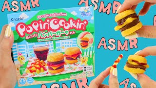 Satisfying ASMR Unboxing Kracie Poppin Cookin Cheeseburger, French Fries, &amp; Soda DIY Japanese Candy!