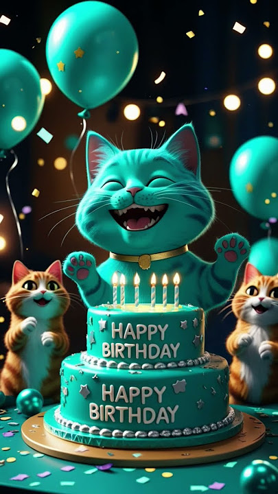 #birtdaycelebration #happybirthday #birthday #birthdaycake #birthdayboy #happybirthdaysong #kitten