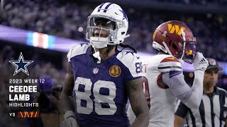 Every CeeDee Lamb catch from Thanksgiving win vs. Commanders | Week 12