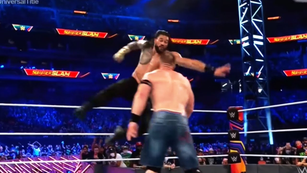 WWE Roman Reigns Best Superman Punch Compilation