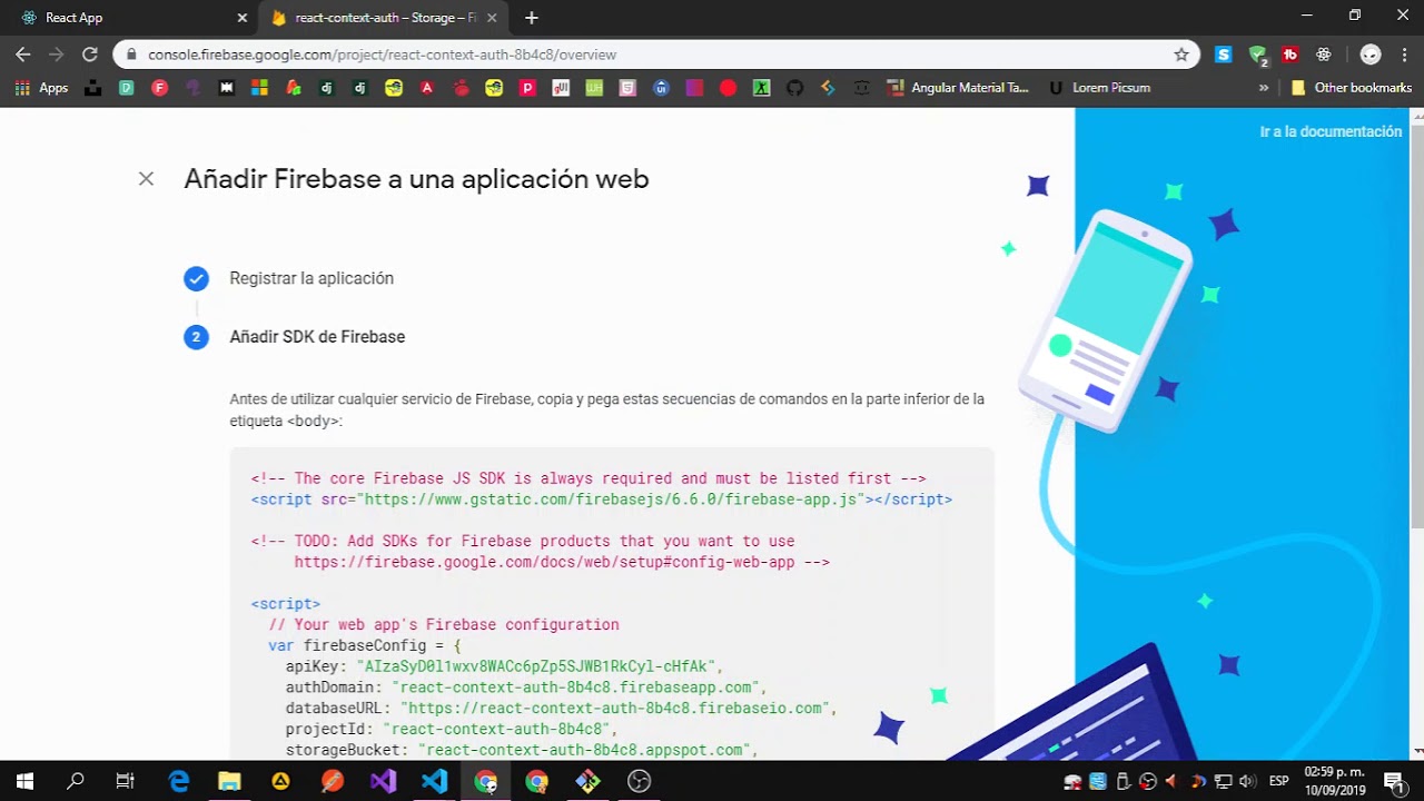 React / Context API / Firebase / Auth #2 ( Firebase & Signin Component ...