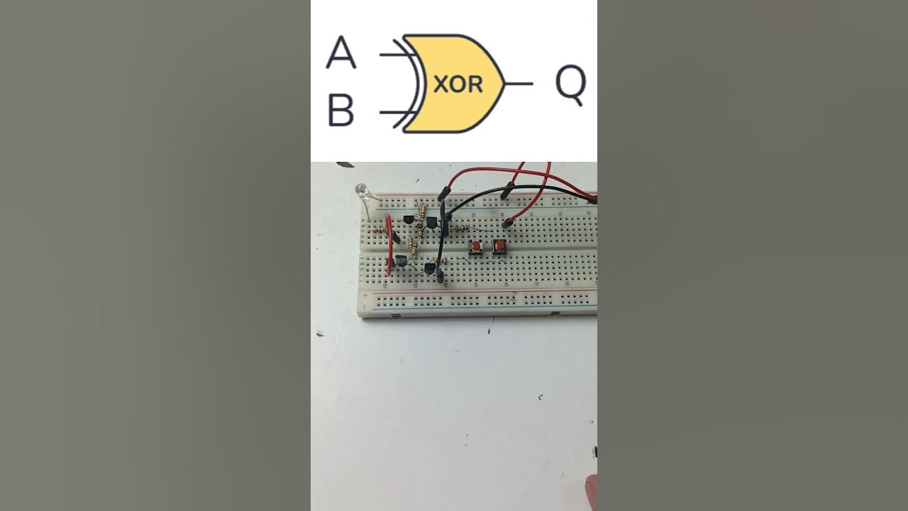 XOR Gate #sciencproject #arduino #transistor #arduino - YouTube