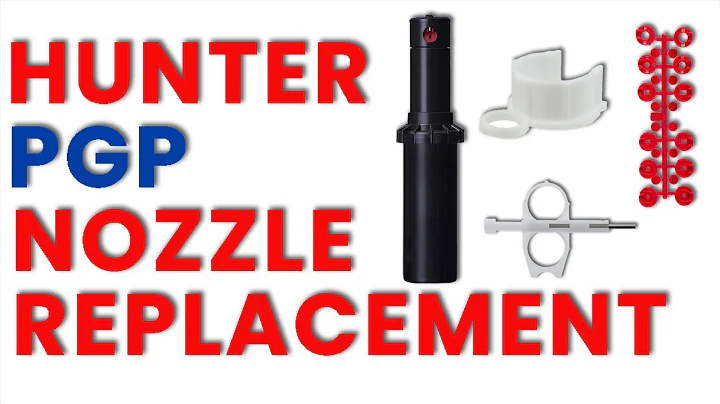 Changing Hunter PGP Nozzle (EASY) | Replacing a Hunter PGP-ADJ Nozzle