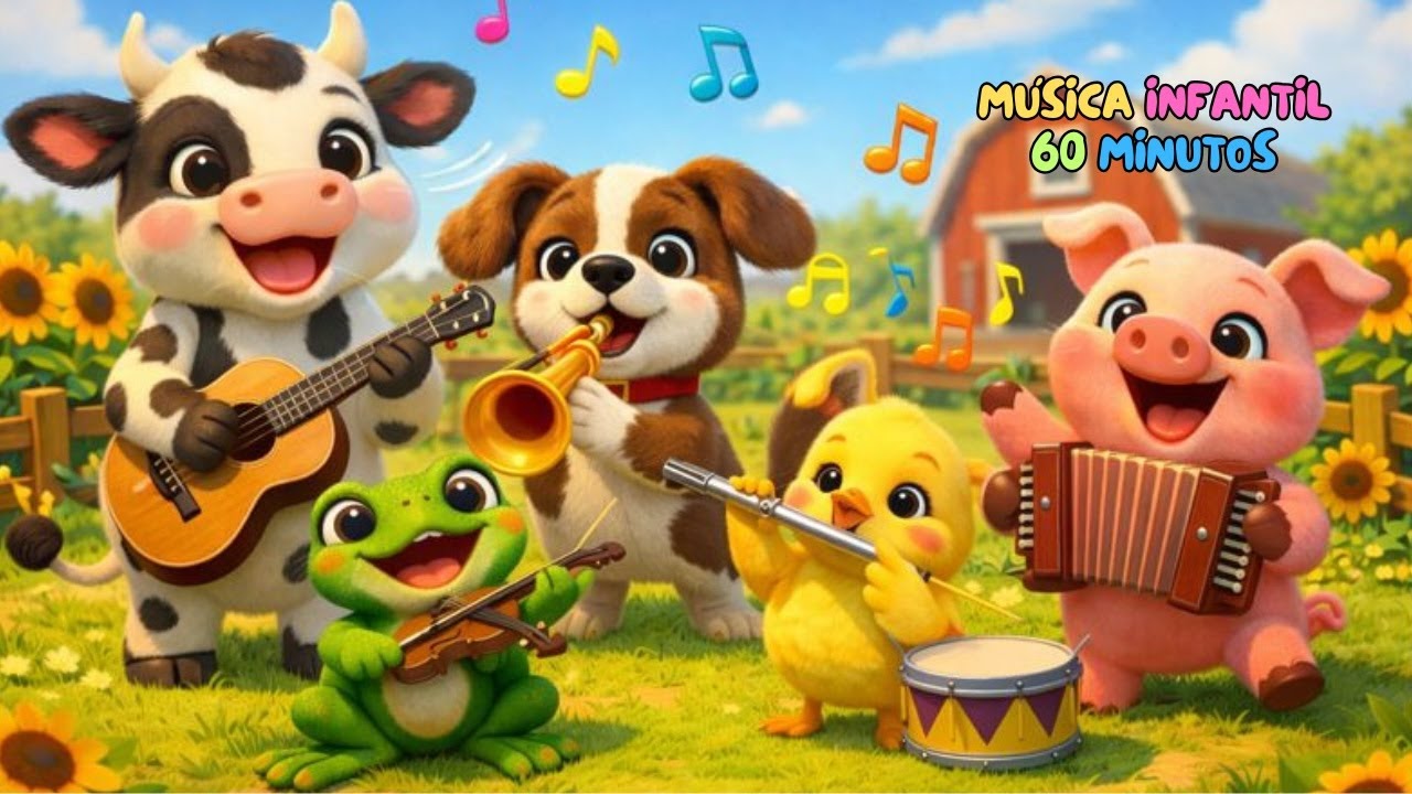 A Festa da Música dos Bichos | Sons dos Animais  | Turma da Gabi em Português | Músicas Infantis