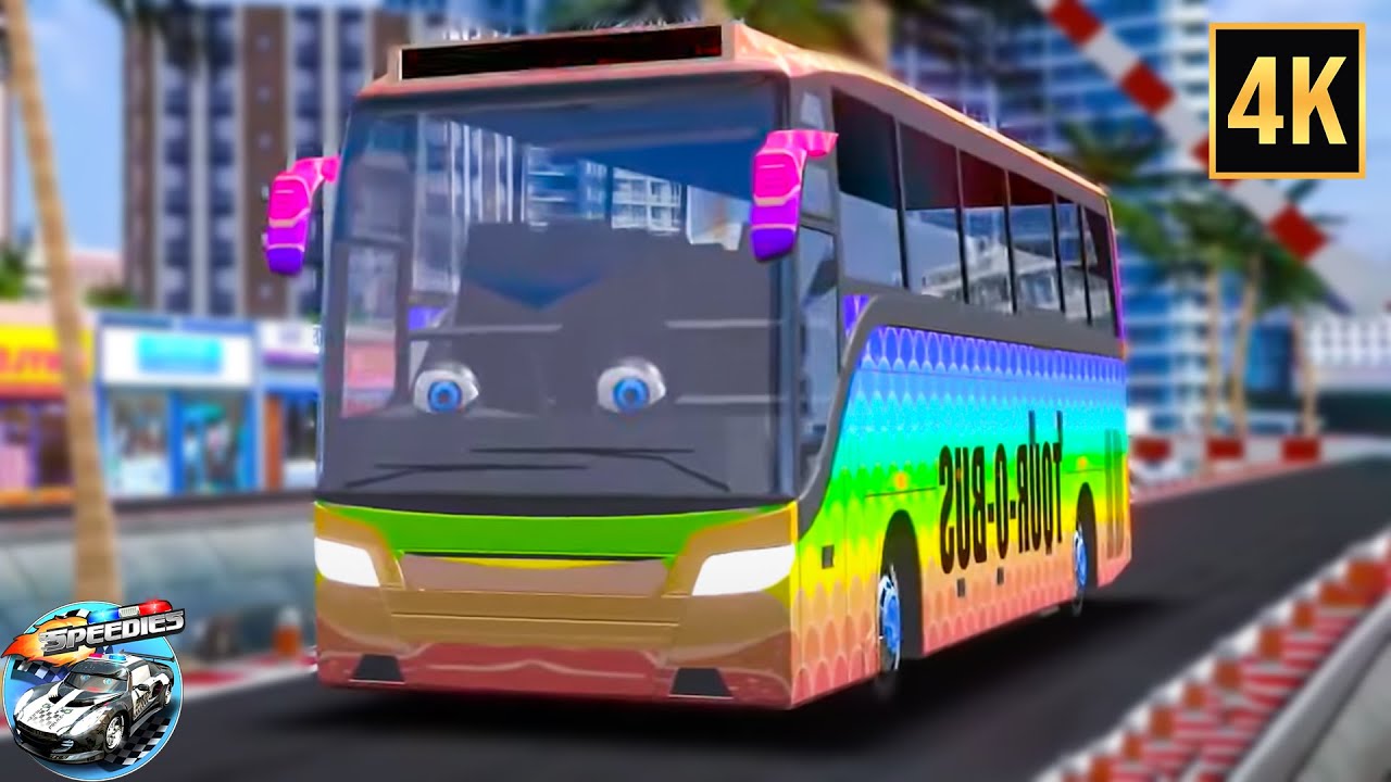 Wheels On The Bus on Beach & More Nursery Rhymes For Kids