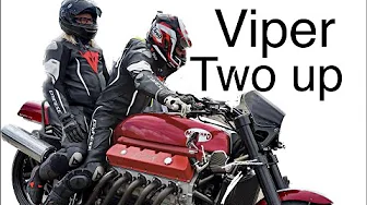 Millyard Viper V10 safety checks, and two up land speed attempt