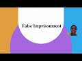 False Imprisonment – Know Your Rights! Unlawful detention is a serious violation #FalseImprisonment