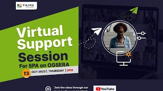 Virtual Support Session for SPA on OGSERA