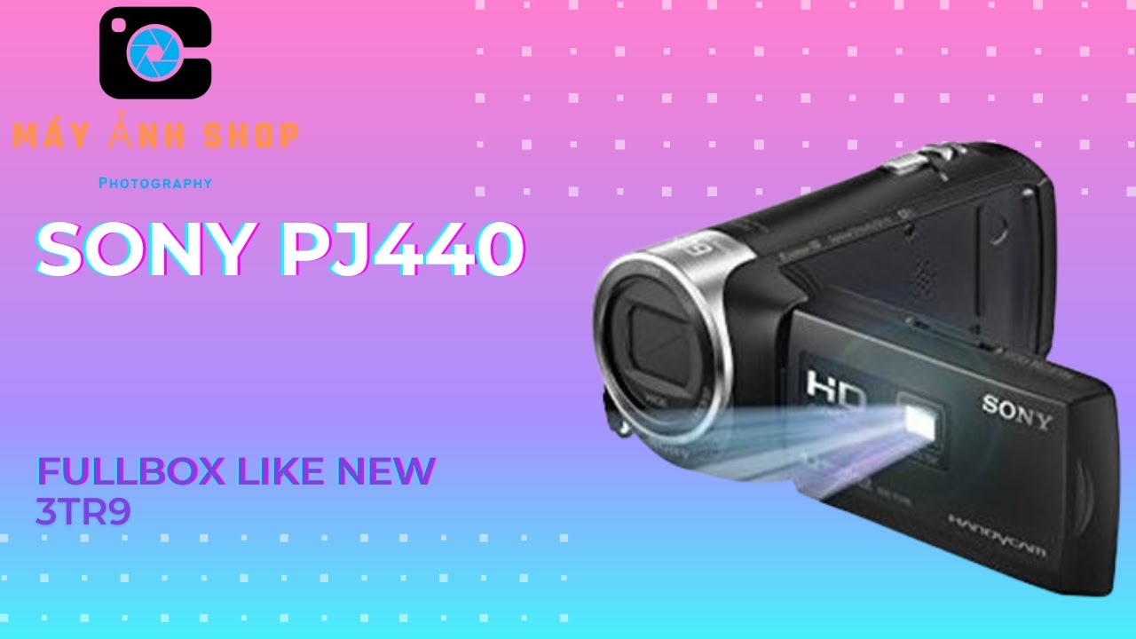 🎥 Sony Pj440 | Máy quay phim giá rẻ | máy chiếu , wifi — Video review, click xem trên YouTube