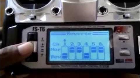 Flysky Transmitter Settings for QQ Super FC