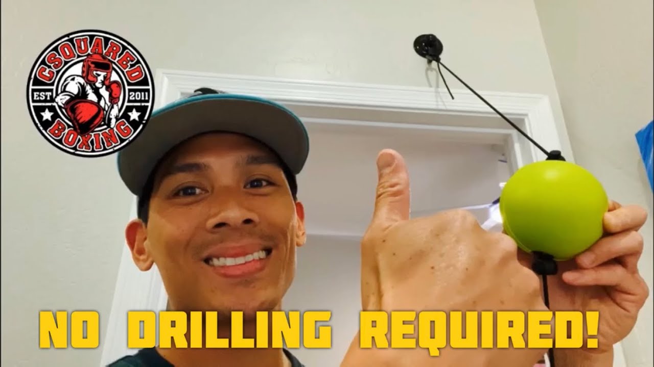 How To Install A Double End Ball For Your Home Or Apartment!- No Drilling Required!