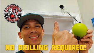 How to Install a Double End Ball for Your Home or Apartment!- NO DRILLING REQUIRED!