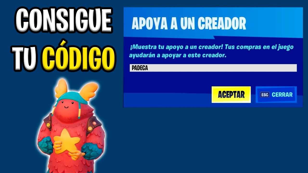 Como conseguir c digo de creador fortnite en 2025 youtube