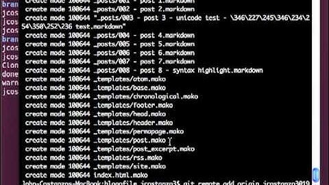 Blogofile Server setup with Git