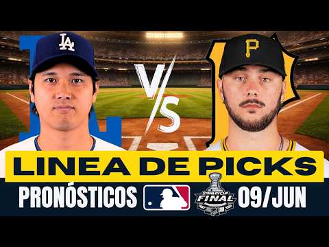 🔥⚾️  PRONÓSTICOS MLB Y FINAL NHL PARA HOY 09 JUNIO  🏒🤑 PARLAY GRATIS🔥