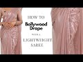 Bollywood Saree Drape | laxmi saree draping | saree blouse new trends | Tia Bhuva