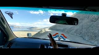 Leh-Ladakh Trip (Toyota Fortuner)- S2E36. Way to Pangong Lake, Dangerous roads ahead, Stay at Kharu.
