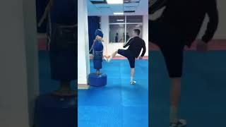 Merab Shukakidze Training Taekwondo