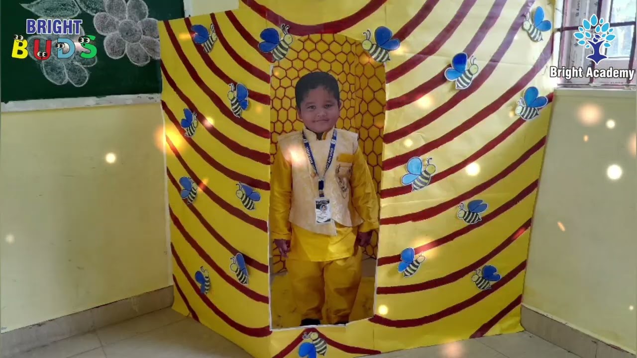 Bright Academy | Bright Buds School | Karaikal | LKG Rose | Yellow Colour Day Celebration