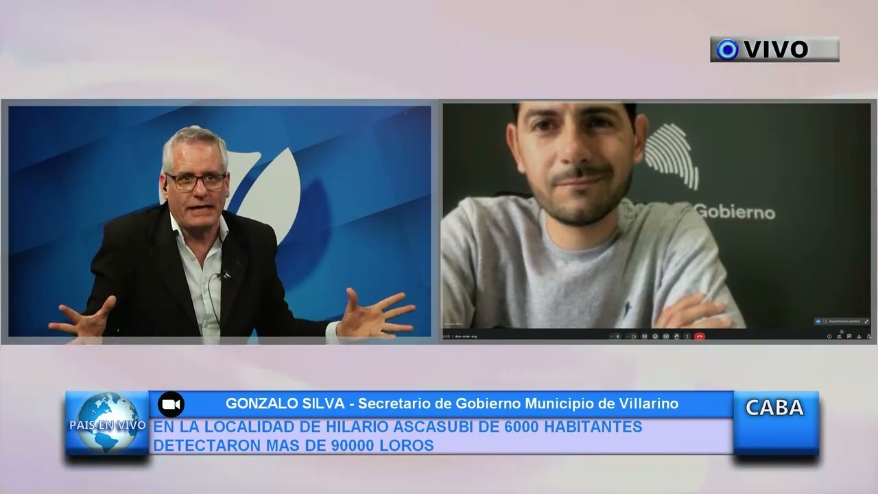 EN LA LOCALIDAD DE HILARIO ASCASUBI DE 6000 HABITANTES DETECTARON MAS DE 90000 LOROS