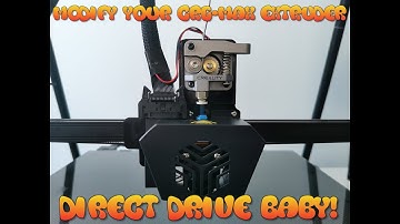 Modify Your CR6-MAX Into a Direct Drive Extruder With Existing Gear