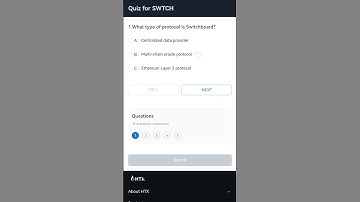 Htx learn & earn quize answer SWTCH.#htx #htxexchanger #foryou #shorts #viralshorts