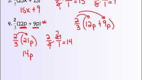 3.4 Expanding Algebraic Expressions