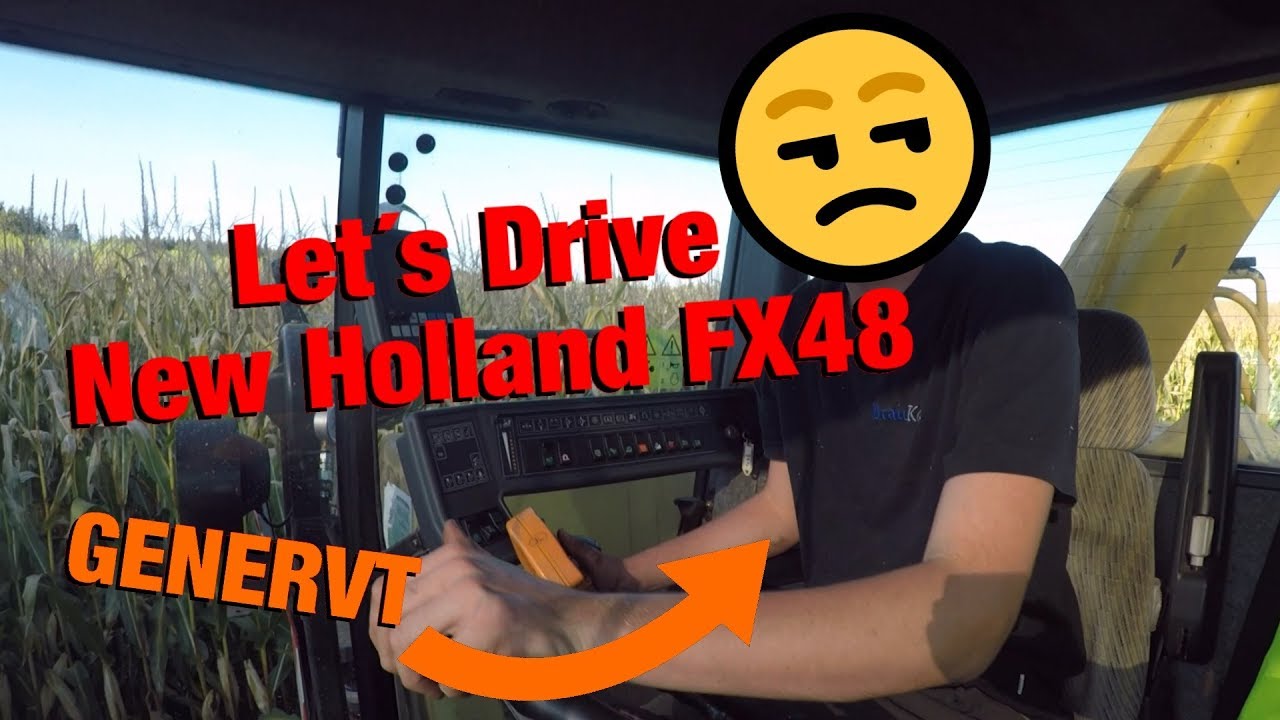 FX48 beim MAISHÄCKSELN | GENERVTER Fahrer | New Holland Cabview