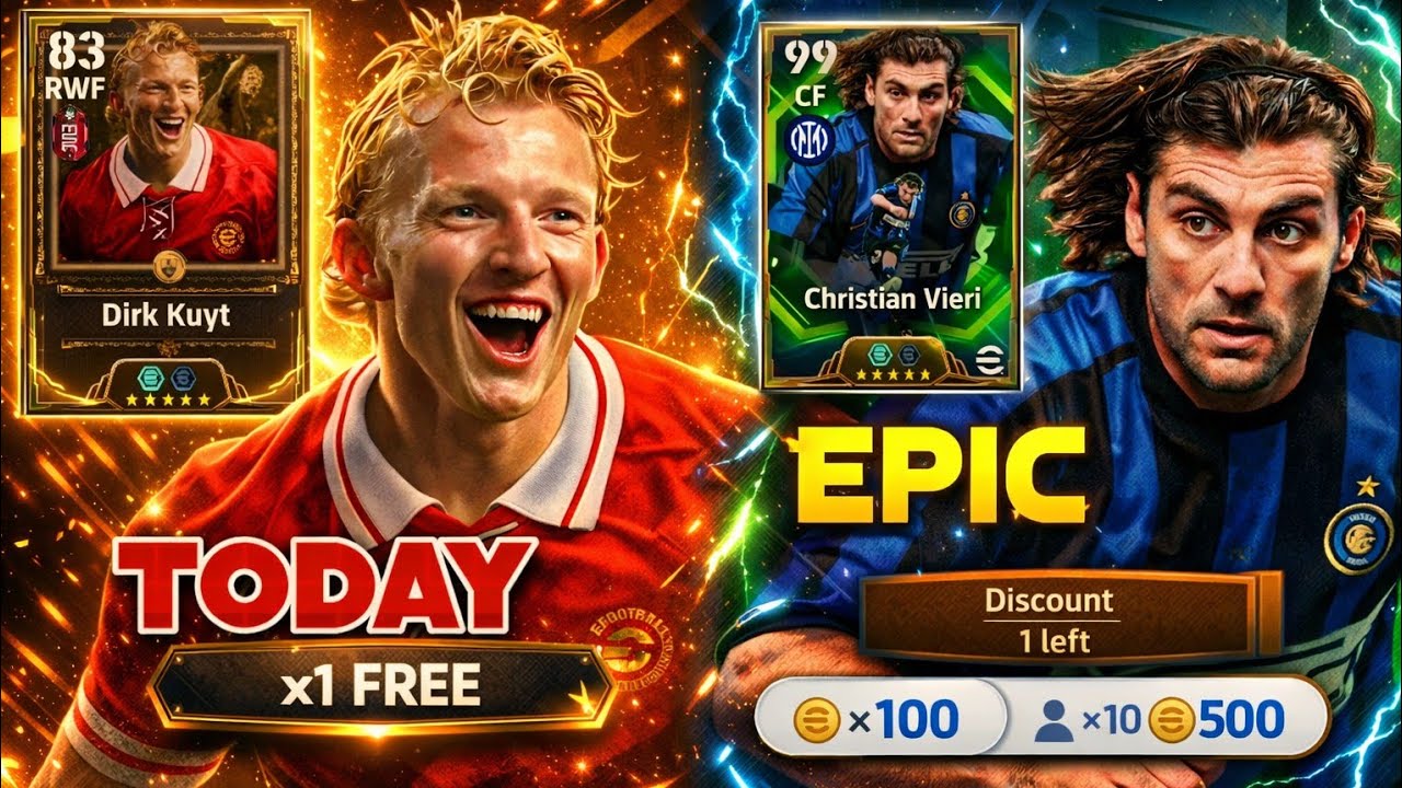 Today’s Update 🔥 | Epic Kuyt & Vieri Draw Live