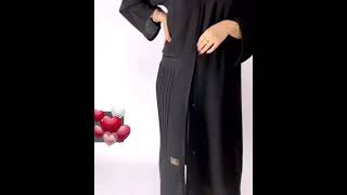 Simple Pocket Detailed Abaya