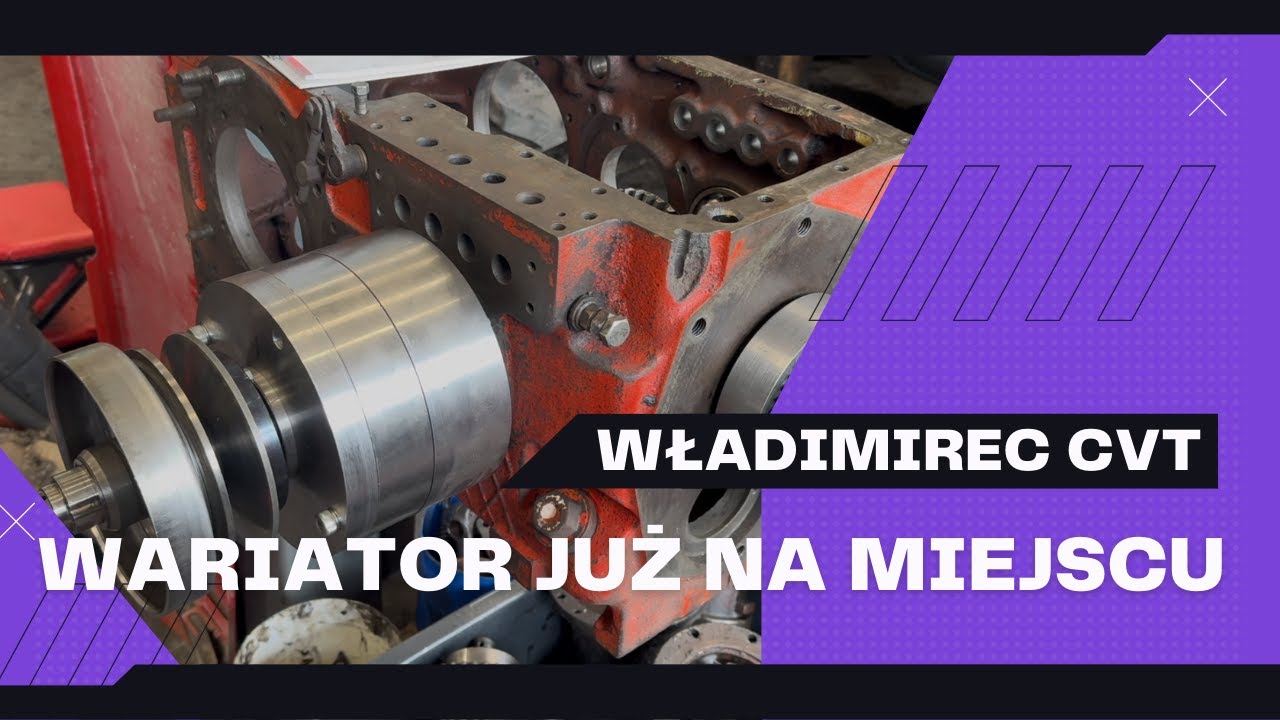 WŁADIMIREC CVT - Montaż wariatora.