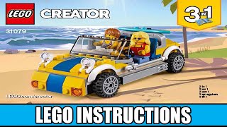 LEGO Instructions | Creator | 31079 | Sunshine Surfer Van (Book 3)